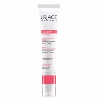 uriage toléderm control soin apaisant riche 40ml