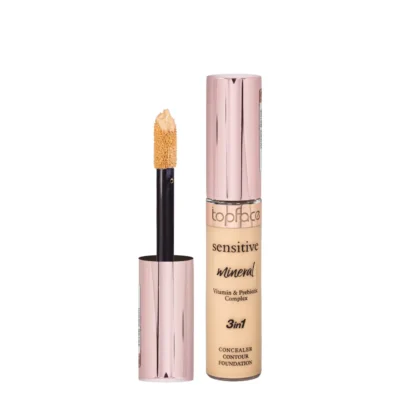 Topface Concealer 3in1 Contour Foundation Vitamin & Prebiotic Complex 003