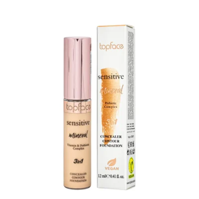 Topface Concealer 3in1 Contour Foundation Vitamin & Prebiotic Complex 003