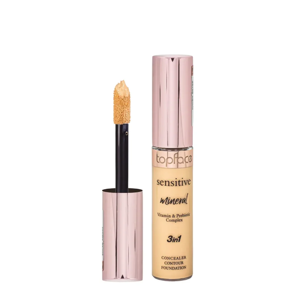 Topface concealer 3in1 contour foundation vitamin & prebiotic complex 004