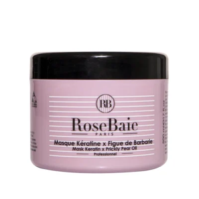 RoseBaie Masque à La Kératine et à L’huile de Figue de Barbarie 500ml