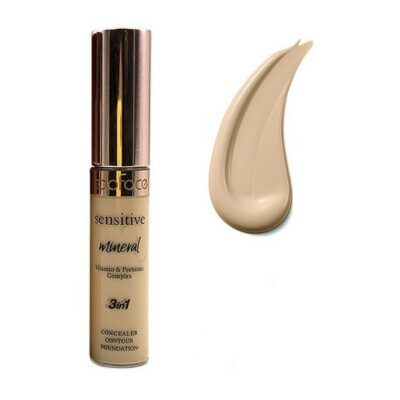 Concealer 3 in1 contour foundation-vitamin & prebiotic complex pt471 n°004 light to medium-topface