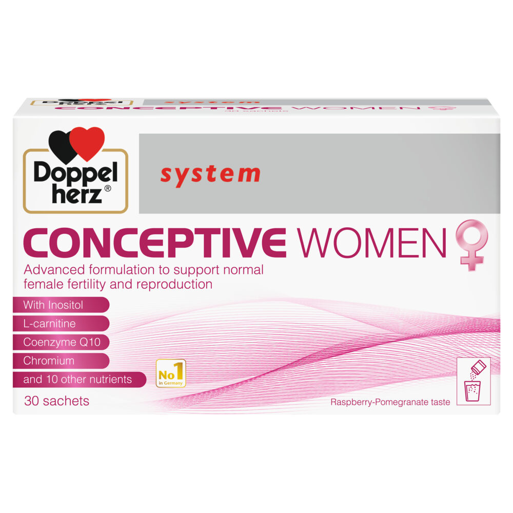 Aktiv conceptive poudre de supplement de vitamines pour femmes 30 sachets