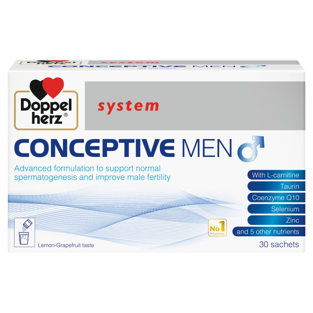 Aktiv conceptive poudre de supplement de vitamines pour hommes 30 sachets