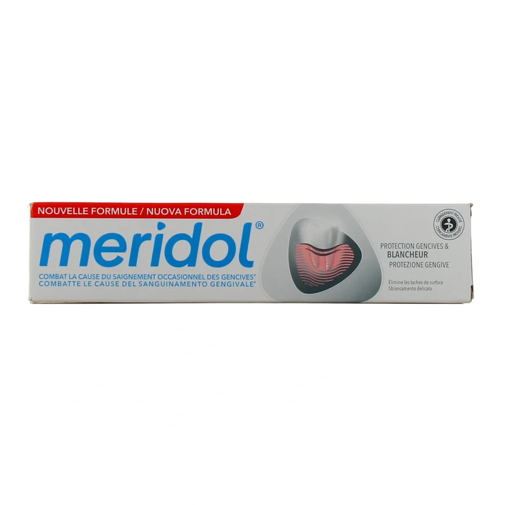 Meridol dentifrice protection gencives et blancheur 75ml