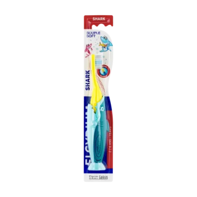 ELGYDIUM Shark Kids Brosse A Dents Souple 2/6 Ans maparatunisie