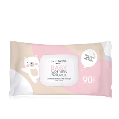 Lingettes Nettoyantes Douces Baby Visage et Corps 90u