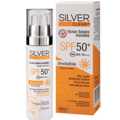 SILVER Clear Ecran Solaire Invisible Spf 50+ 50ml maparatunisie