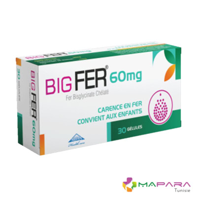 Big Fer 60mg 30 Gélules