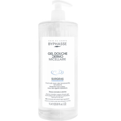 BYPHASSE Gel Douche Dermo Micellaire Surgras 1L