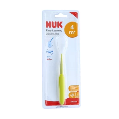 Nuk cuillère douce silicone jaune