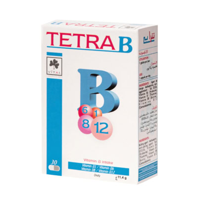 Vital tetra b 30 gélules