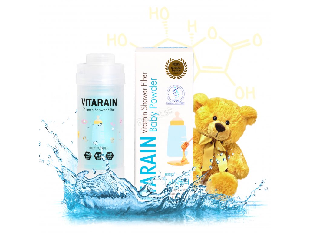 Filtre de douche vitamine – Baby Powder – HELLAM