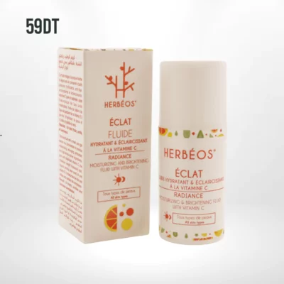 HERBÉOS Fluide Clarifiant Éclat à la Vitamine C Hydratant Eclaircissant 40 ml