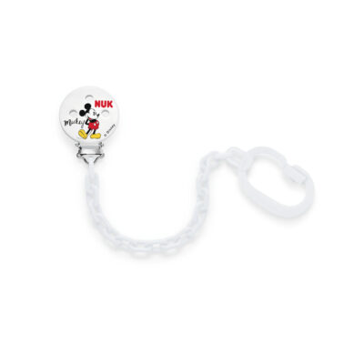 NUK Attache Sucette Mickey Blanc