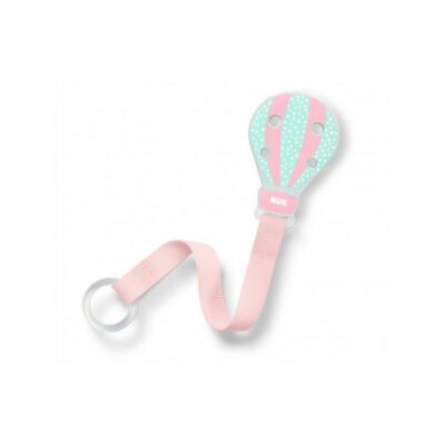 Nuk attache sucette ruban duo vert rose