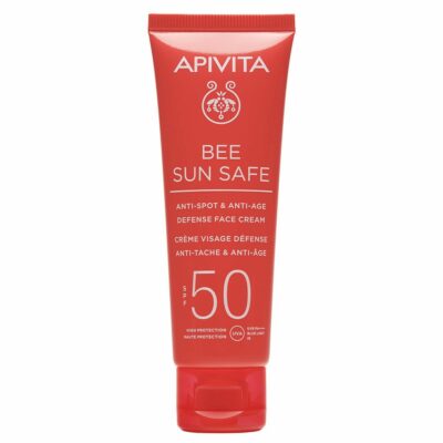 APIVITA Crème Visage anti-tache & anti-âge SPF50 50ml Bee Sun Safe