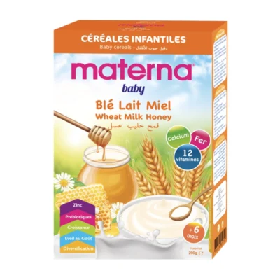 Materna Céréales Blé Lait Miel