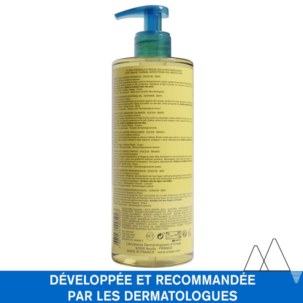 Uriage xémose huile lavante apaisante 500ml