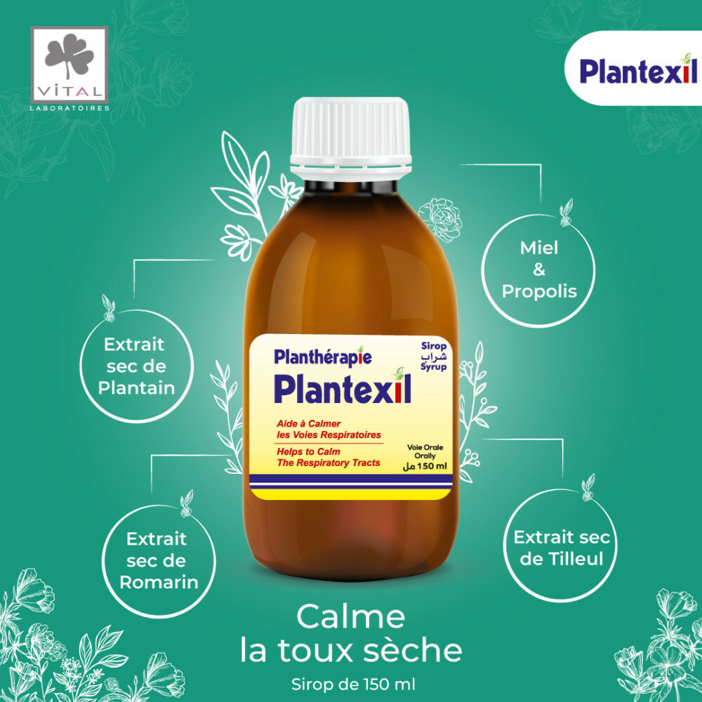 Plantexil sirop pour toux sèche - maparatunisie