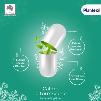 PLANTEXIL Gélule POUR TOUX SÈCHE - MaparaTunisie