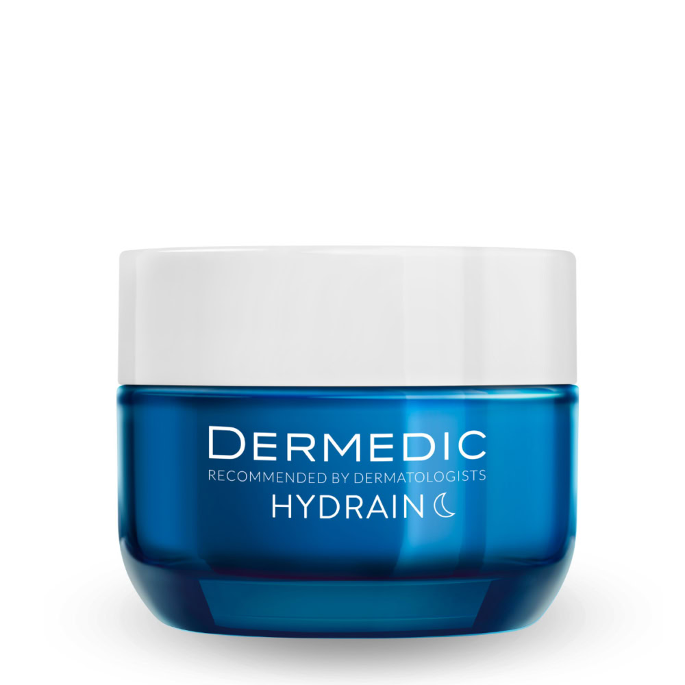 Dermedic hydrain 3 hialuro creme de nuit hydratante anti age 50ml