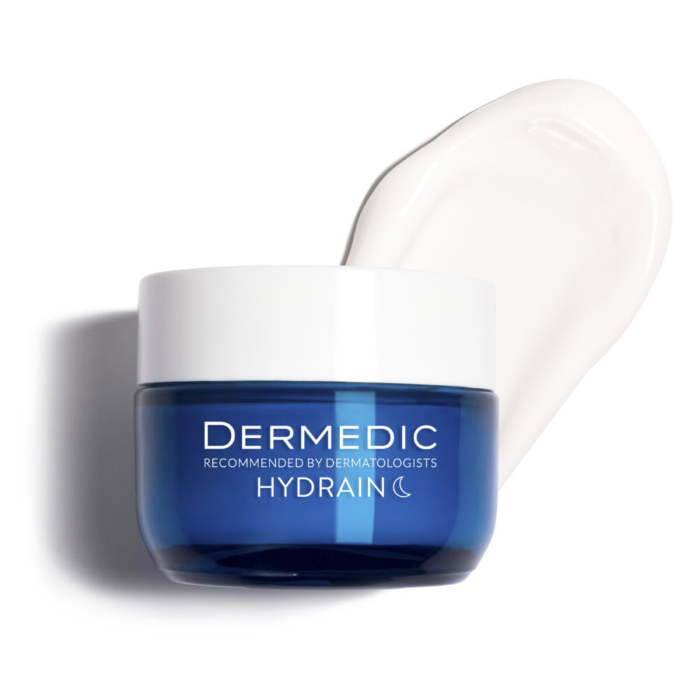 Dermedic hydrain 3 hialuro creme de nuit hydratante anti age 50ml