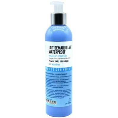 Lait démaquillant waterproof azulène 250 ml k-reine