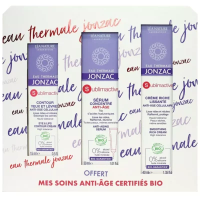 JONZAC Coffret Mes Soins Anti Age Certifies Bio