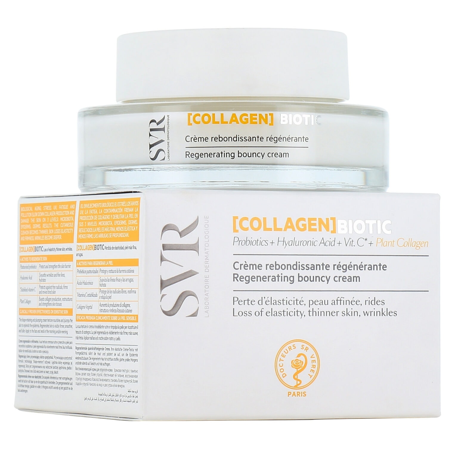 SVR Collagen Biotic Crème Rebondissante Régénérante MaPara Tunisie