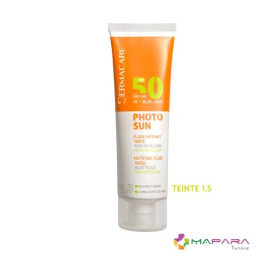 Dermacare photosun fluide matifiant teinte 1. 5 pmg 50ml