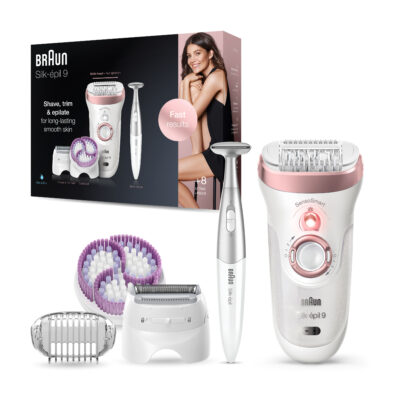 Braun Épilateur Silk-épil 9 SES 9/980 SensoSmart + Bikini Styler