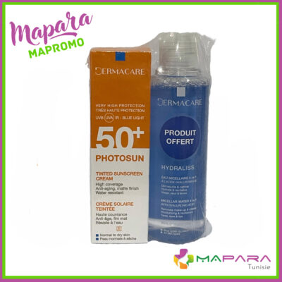 Dermacare photosun spf50 crème teintée protectrice 1. 5 peau normale à sèche