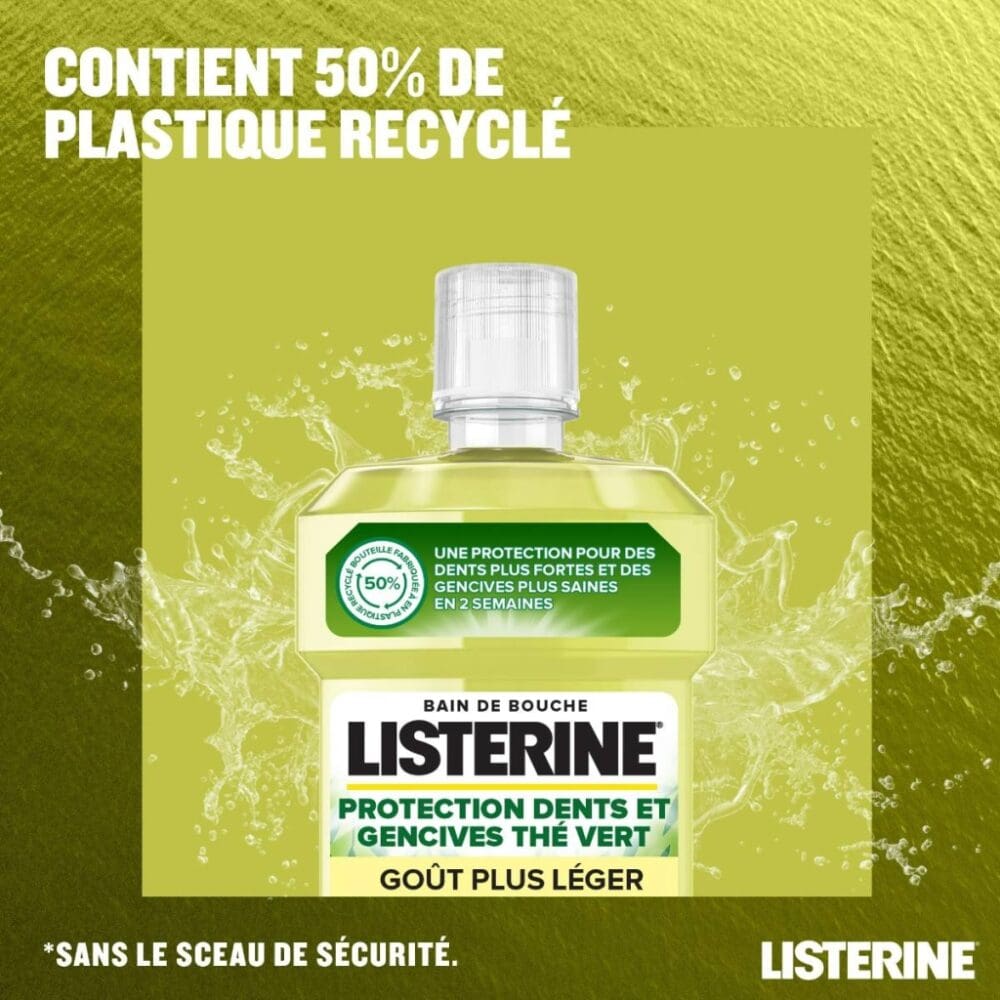 Listerine green tea bain de bouche 250ml