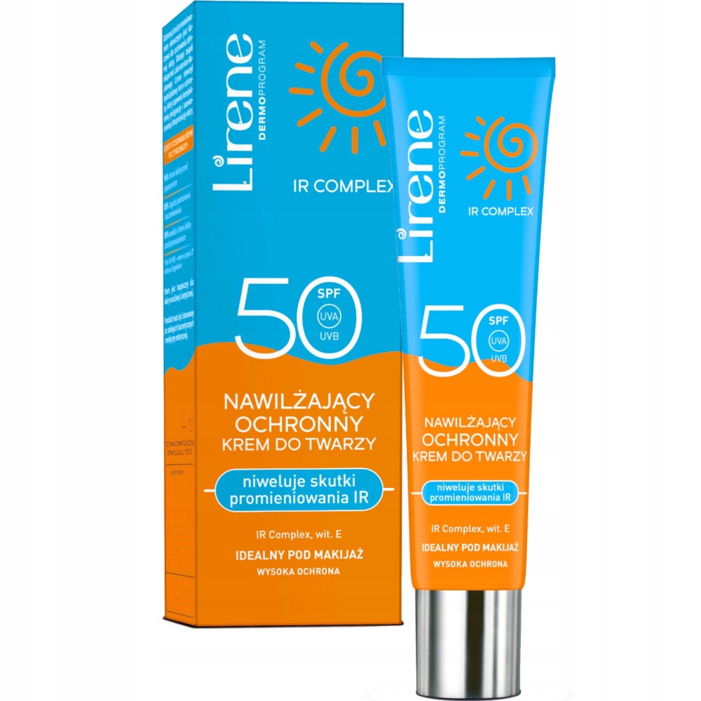 Lirene ecran spf50+ 40ml invisible visage à base de vitamine e