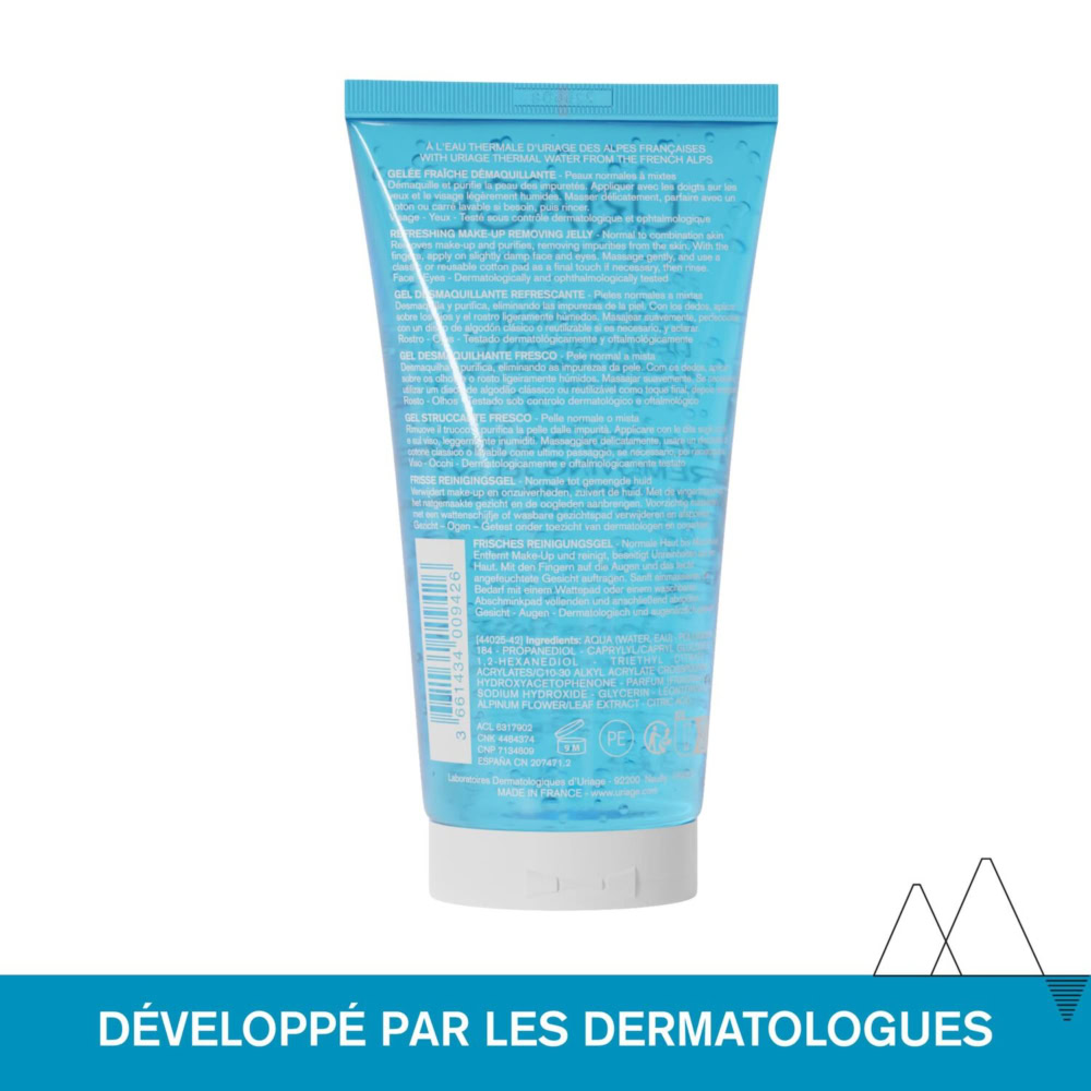 Uriage gelée fraîche démaquillante 150ml