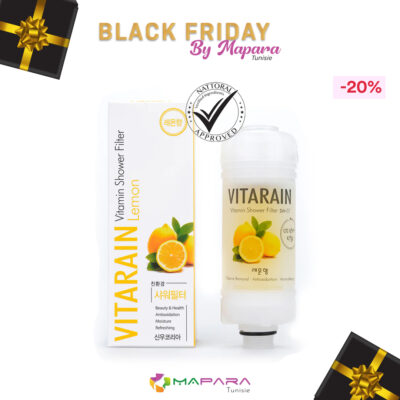 Vitarain filtre de douche à la vitamine au citron