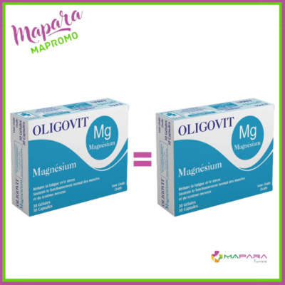 Oligovit magnesium 30 gelules + oligovit magnesium 30 gelules offert