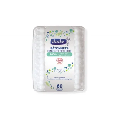 DODIE Bâtonnets Bébé BIO Certifiés GOTS x60