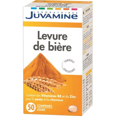 JUVAMINE Levure de Biere 50 Comprimes