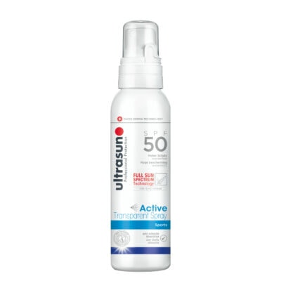 ULTRASUN Active Transparent Spray Sports SPF50 150ml