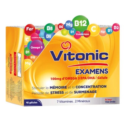 VITONIC Examens 45 Gelules