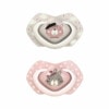 Canpol 2 Sucettes Universelle 0-6M Bonjour Paris Rose - 22/647