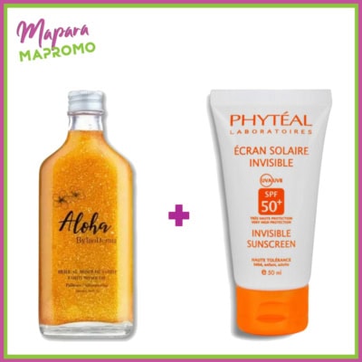 Duo Aloha Gold + Phyteal Ecran Invisible