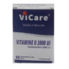 Pharmacare Vicare Vitamine D 2000UI 30 Comprimés