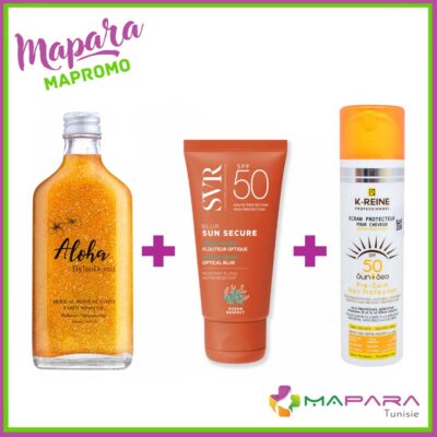 Trio Aloha Gold + SVR Blur + K-REINE Ecran Protecteur Pour Cheveux