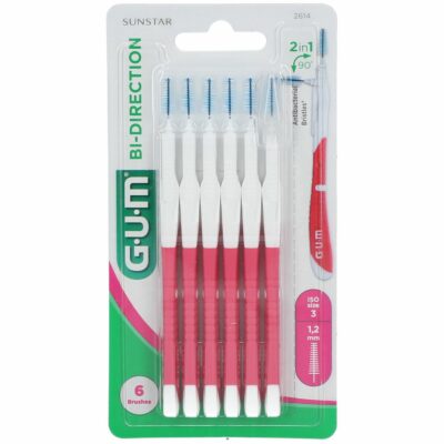 Gum brossette interdentaire bi-direction 1,2mm 2614