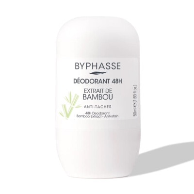 BYPHASSE Deodorant Roll On Anti Taches Bambou 50ml