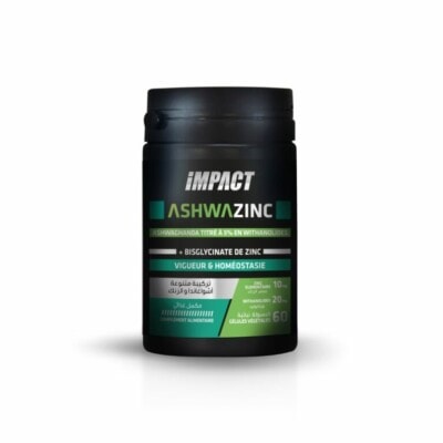 IMPACT Ashwazinc 60 Gélules