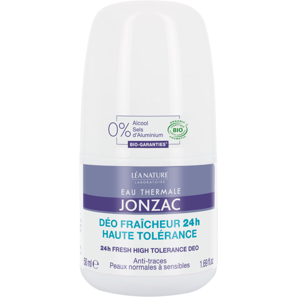 Jonzac déo fraicheur 24h haute tolérance bio 50ml